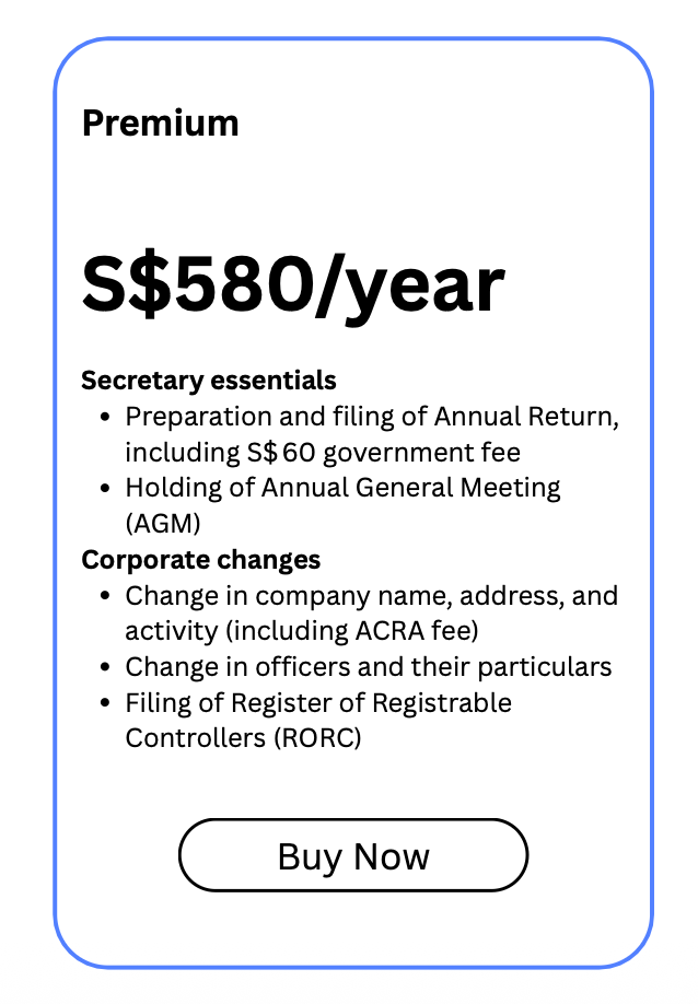 Corporate Secretary (Premium)