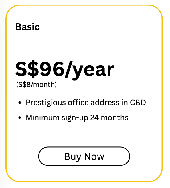 Virtual Office/Registered Office/Registered Address (Basic)